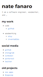 Mobile Screenshot of natefanaro.com