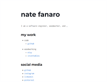 Tablet Screenshot of natefanaro.com